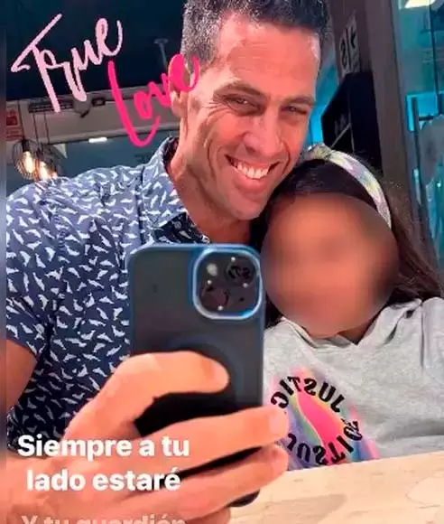 Gustavo Salcedo comparte foto con su hija