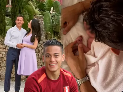 Cristian Benavente se convierte en padre por primera vez.