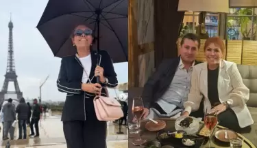 Magaly feliz con su viaje a Paris