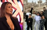 Terrible! Pamela Lpez sufre accidente en la Panamericana Sur cuando viajaba con sus hijos
