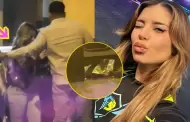 Flavia Laos es captada en una vergonzosa situacin tras salir de juerga: "Y ese charco? No pudo ms"