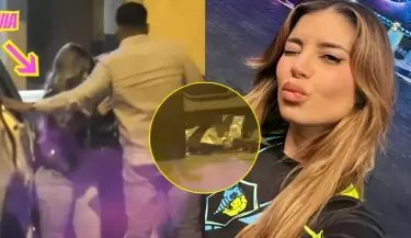 Flavia Laos protagoniza momento inesperado en la calle.