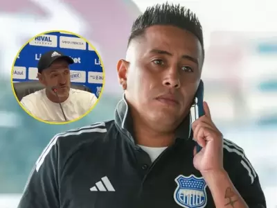 DT de Emelec explic el sorpresivo viaje de Christian Cueva a Per .