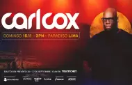 Carl Cox leyenda de la electrnica mundial regresa a Lima