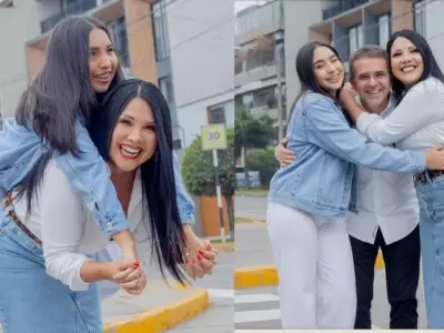 Tula Rodrguez recrea emotivo momento junto a Javier Carmona.