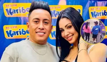 Pamela Franco y Christian Cueva captados juntos en Lima.