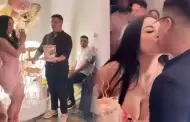 Ya es parte de la familia! Chechito celebr el cumpleaos de la bailarina Angye Zapata