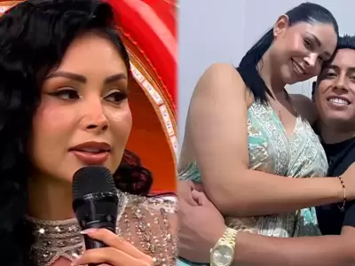 Pamela Franco bromea sobre presunto embarazo con Christian Cueva.