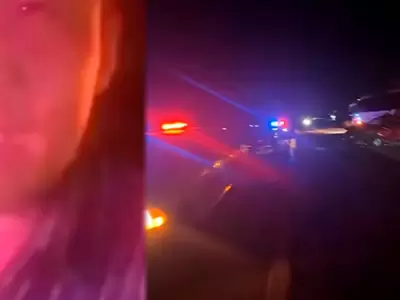 Reportero descubri en vivo que las vctimas del accidente eran sus familiares.