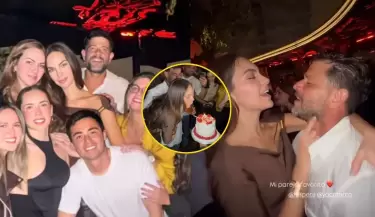 Natalie Vrtiz adelant su cumpleaos y sorprendi con invitados especiales.