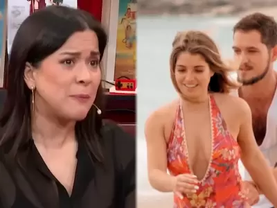 Karina Jordn se incomod con escenas romnticas de su esposo y Flavia Laos en pelcula.
