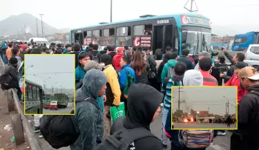 Lima y Callao paralizadas por paro de transportistas.