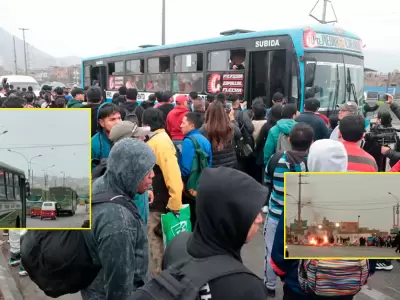 Lima y Callao paralizadas por paro de transportistas.