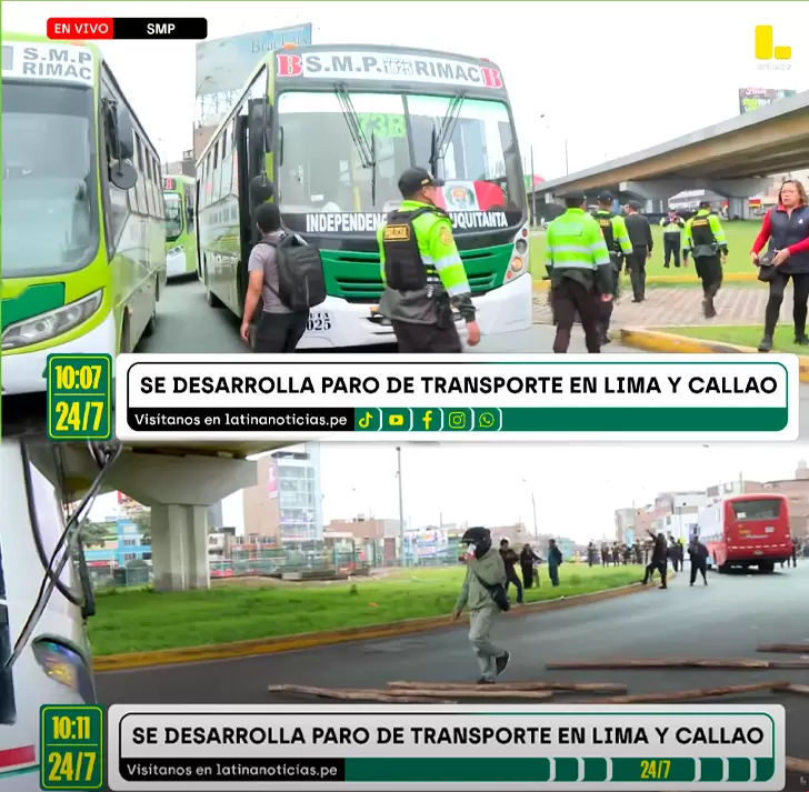 valo Habich bloqueado para acceder a Centro de Lima. (Latina Noticias)