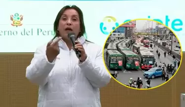 Dina Boluarte vuelve a minimizar paro de transportistas