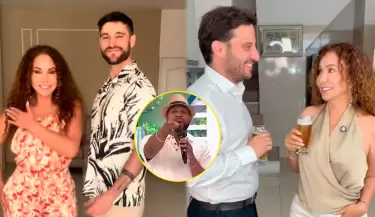 Janet Barboza aparece con nuevo galn y aclara que no tiene nada con bartender.