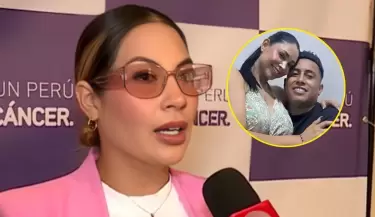 Pamela Lpez minimiz las fotos en redes de Cueva y Franco