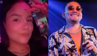 'Prima' de Josimar reaparece juergueando en una discoteca estando embarazada