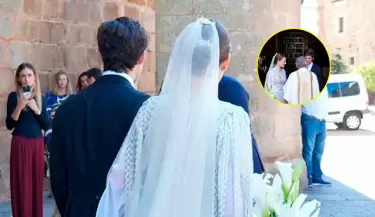 Micaela Belmont brilla en su boda con el hermano de la duquesa de Huscar.
