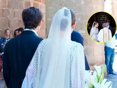 Micaela Belmont brilla en su boda con el hermano de la duquesa de Huscar.
