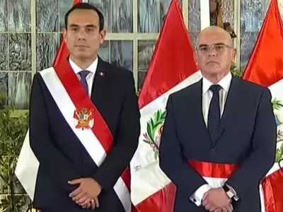 Ernesto lvarez Miranda jurament como presidente del Consejo de Ministros del gobierno de Jos Jer.