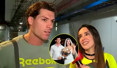 Rosngela Espinoza sorprende vestida de novia junto a Patricio Parodi.