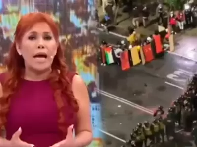 Magaly Medina se pronuncia tras disturbios en Lima.