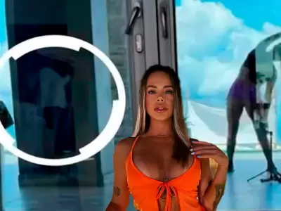Jossmery Toledo deja ver sin querer a misterioso hombre en video desde Mncora.