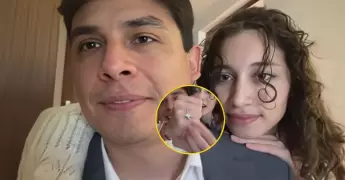 Ernesto Cabieses grita su amor por Mafer Neyra tras pedida de mano.