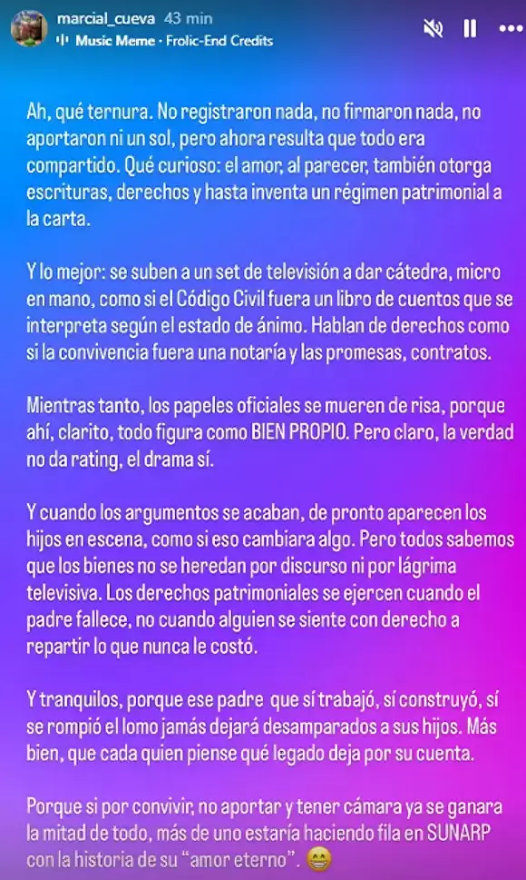Hermano de Cueva se pronuncia tras acusacin de Pamela Lpez  por vender 'depa'.