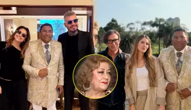 Los Tinelli acudieron a Hayimi durante su estada en Per.