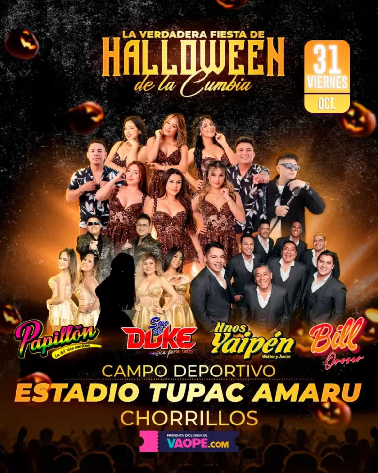 La verdadera fiesta de Halloween de la cumbia.