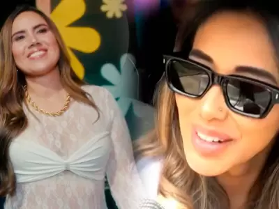 Xiomy Kanashiro da su bendicin a Darinka Ramrez tras lanzarse como cantante