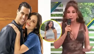 Janet Barboza revela presunta conversacin que reaviva conflicto con Gustavo Salcedo.