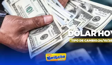 Precio del dlar hoy, 24 de octubre.