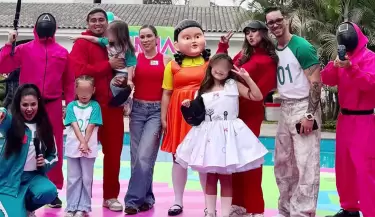Melissa Paredes, Anthony Aranda, Rodrigo Cuba y Ale Venturo juntos