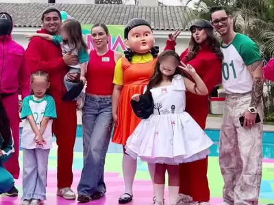 Melissa Paredes, Anthony Aranda, Rodrigo Cuba y Ale Venturo juntos