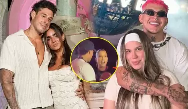 Hugo García es captado conversando con la ex de Beéle y enemiga de Isabella Ladera