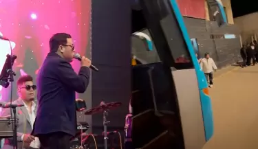 Edu Lecca denuncia ataque armado a su bus.