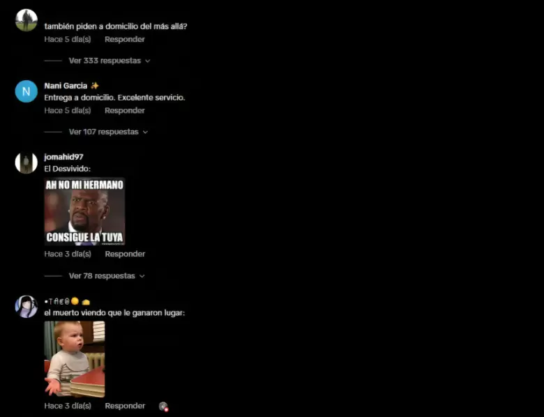 Reacciones en TikTok al video del repartidor,