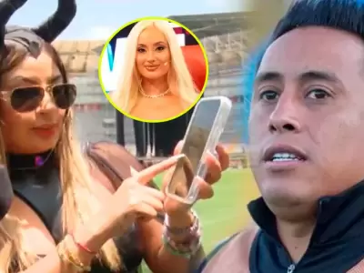 Pamela López expone CHATS donde Christian Cueva negaba a Nadeska Widausky