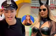 Pamela Franco respondería a Magaly y Pamela López disfrazándose de policía: "Llegó la oficial"