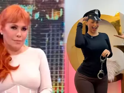 Magaly Medina lanza dardo a Pamela Franco por su disfraz de policía.