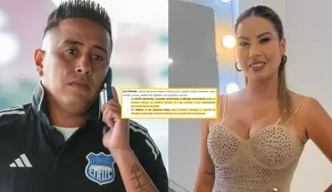 Christian Cueva consigue fallo judicial que prohbe a Pamela Lpez referirse a l.