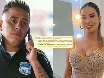 Christian Cueva consigue fallo judicial que prohíbe a Pamela López referirse a él.