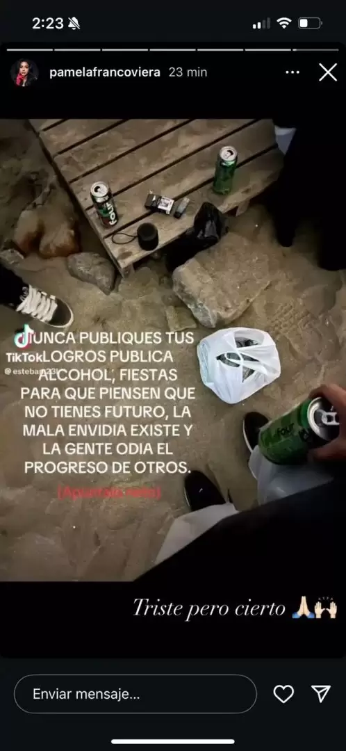 Historia de Pamela Franco