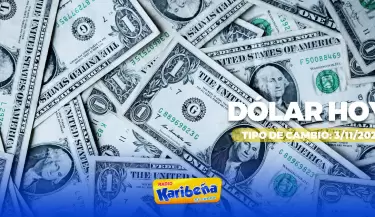 Precio del dlar hoy, 3 de noviembre.