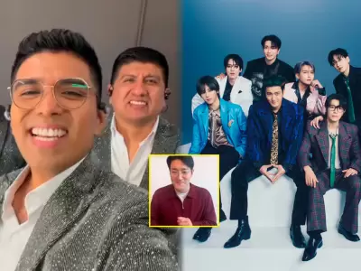 Grupo 5 quiere grabar una cumbia con Super Junior.