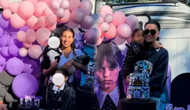 Samahara Lobatn y Youna dejan atrs sus diferencias y festejan juntos los 5 aos de su hija Xianna.