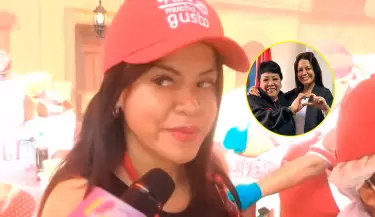 Florcita Polo protagoniza tenso momento con reportero tras anunciar su candidatura.